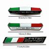 Limited Edition Italy National flag Aluminium Adhesive Emblem Rear Trunk Badge Fender Sticker Body Decal car emblem