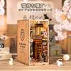 CRESYMME Миниатюрный кукольный домик книжный уголок набор деревянный DIY 3D хобби ручная работа (Переулок Ожидания Кошек)