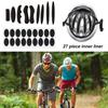 27Pcs/Set Ultralight Helmet Pad Universal Removable Anti-collision Helmet Padding Helmet Accessory