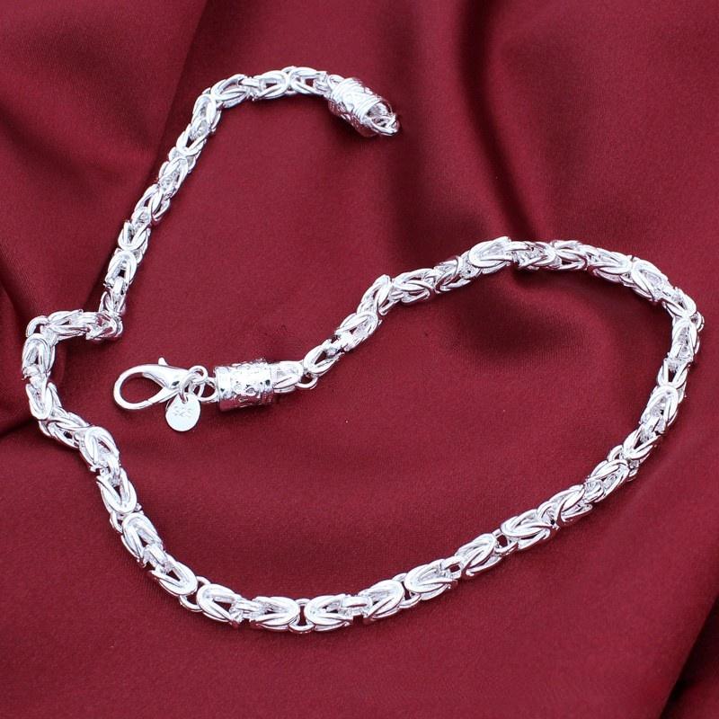 925 Stamped Silver Domineering Retro Necklaces for Men's Charms Fine Fashion Jewelry Wedding Party Christmas Gifts