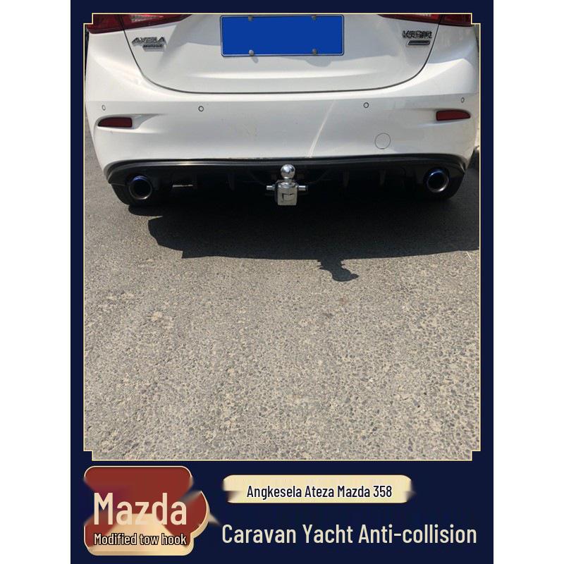 Совместимо с фаркопами Mazda 356 и 6, модифицированными крюками и крюками для буксировки на бездорожье.