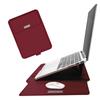 Economicus Holder for MacBook LG Gram Samsung Laptop Pouch Cover Leather, Red