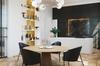 Asturia Gold Ceiling Lamp 6-Flat White Lampshade E27