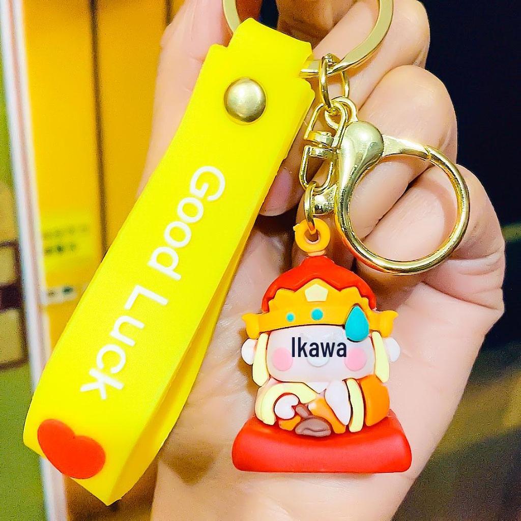 Брелок Бог Богатства: Новогодний автомобильный брелок с предсказанием и маленькая подвеска в подарок