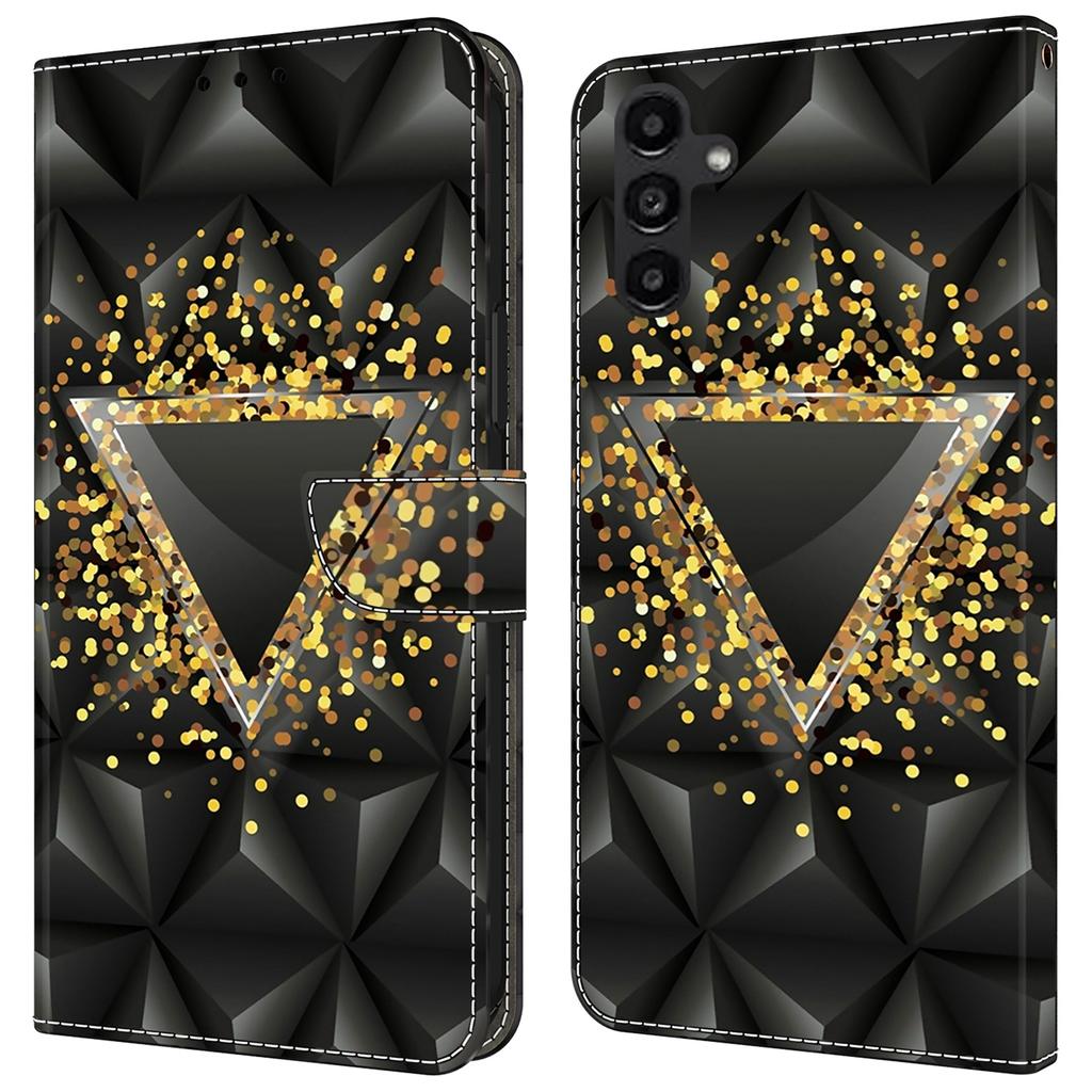 For Samsung Galaxy A14 5G/A14 4G Phone Case Pattern Print Leather Wallet Cover