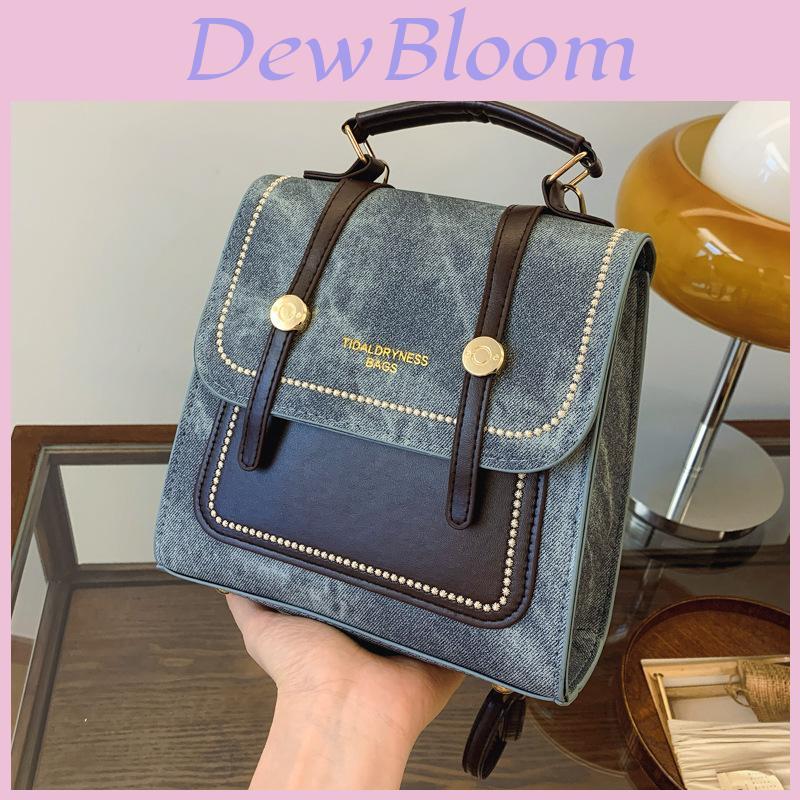 Pu Material College Style Retro Large Capacity Backpack For Casual Daily Use
