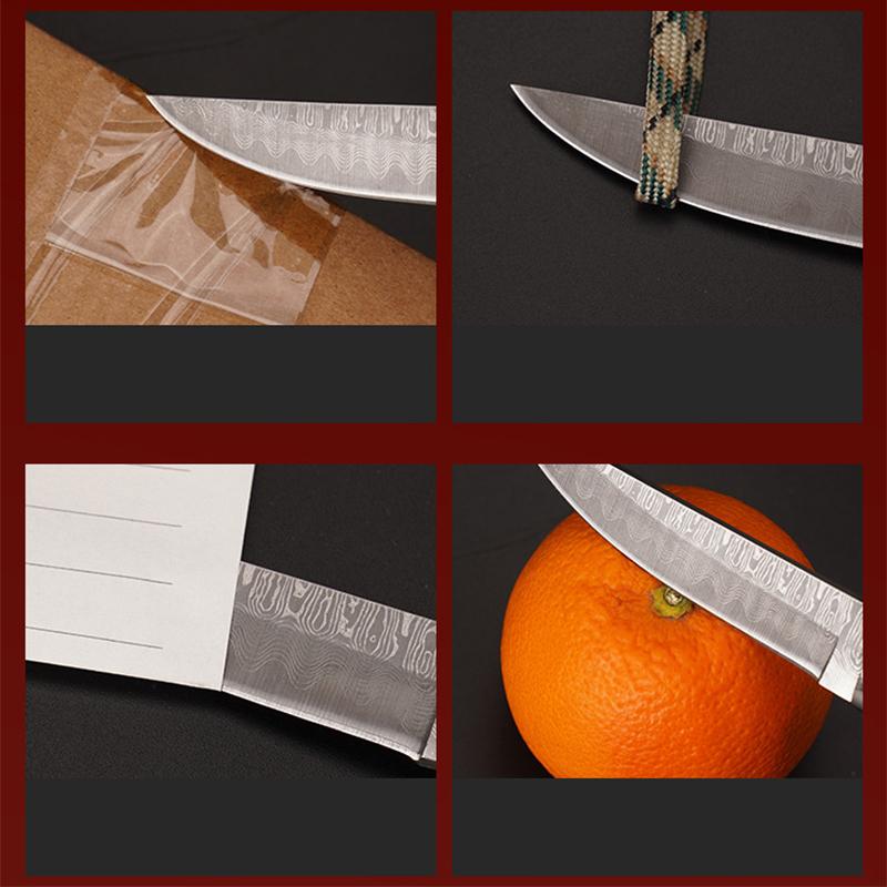 Дамасский узор, нож из нержавеющей стали, кухонные ножи, нож для мяса, нож для резки фруктов, инструмент для приготовления пищи