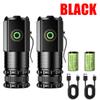 High Power 3 LED Mini LED Flashlight 2000LM SST20 Portable EDC Torch TYPE-C Rechargeable IP68 Camping Lantern with Tail Magnet