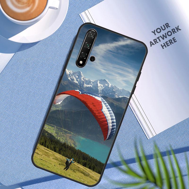 Paragliding Sport For Huawei Nova 11 12i 3i 7i 8i 9 10 SE Y60 Y61 Y70 Y72 Y73 Y90 Y91 P20 P30 Pro P40 Lite Case