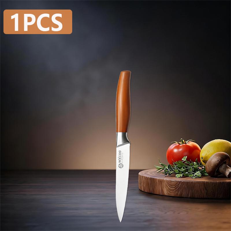 WXCOO1~4pcs Stainless Steel Bread Knife Set Kitchen Knife Japanese Santoku Slicing Knife Meat Cleaver for Home Kitchen Cooking