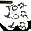 Bicycle Brake Kit with Cable, Spare Parts for Repairing Grips, Front And Rear Levers