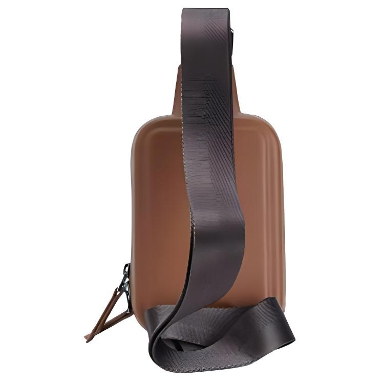 New FILA PU Sling Bag Mini Unisex Dark Coffee F13U529133F-BN