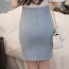 Тонкая офисная юбка, женские сексуальные эластичные юбки-карандаш с высокой талией