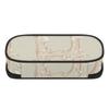 Pen Case High Capacity Strong Polyester Fabric Secure Zipper with Main Pocket Mesh Layer and Removable Pen Divider for Students