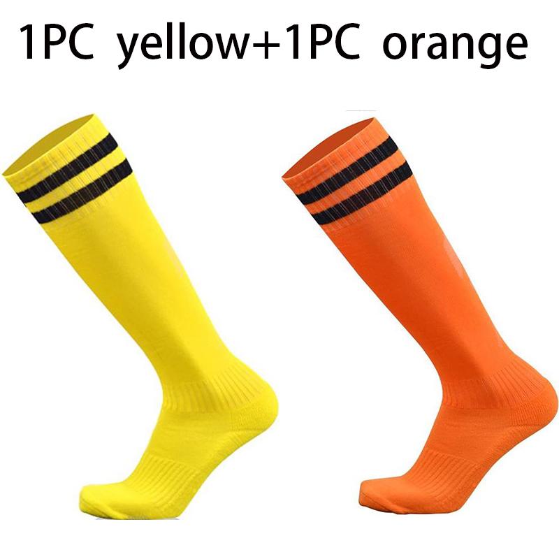 1-3/PCTowel Bottom футбольные носки длинные влагопоглощающие и противоскользящие спортивные носки полосатые детские футбольные носки длиной до колена