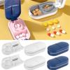 Portable Split Medicine Box Travel Package Sealed Pill Cutting Artifact Storage Boxes Japanese Mini Medicine Cutter Pill Box
