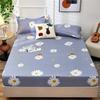 100% хлопок, наматрасники, двуспальная кровать с рисунком, льняные простыни с принтом, защитное покрывало без наволочек