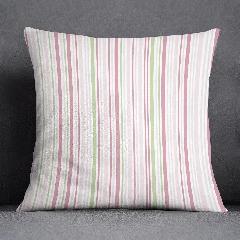 Office Living Room Home Pillowcase Pink Fresh Pattern Pillowcase Car Ornaments