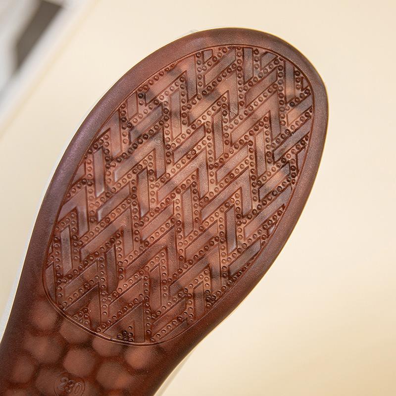 Возврату и обмену не подлежит [Распродажа] Туфли с бантом из коровьей кожи первого слоя, удобная мягкая подошва, рабочие туфли