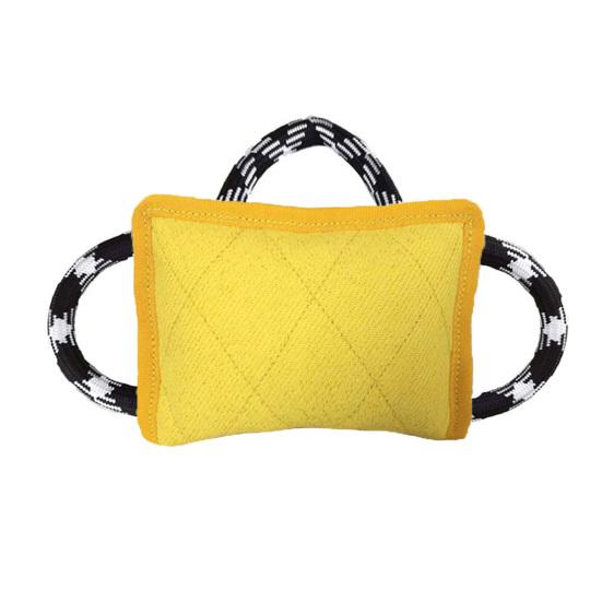 Игрушка-буксир для собак, устойчивые к укусам, тренировки, интерактивные игровые игрушки, дрессировка собак из льна