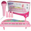 [PACZA] Pink mini piano keyboard for children with legs, 37 keys, N68