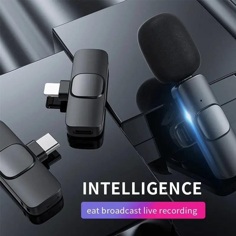 K1 Wireless Lavalier Mic - Noise Canceling TikTok Microphone with Reverb & Discreet Clip