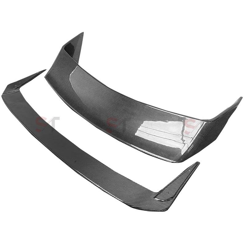 BMW M2 G87 Carbon Fiber N Style Rear Spoiler & Double Layer Wing Diffuser