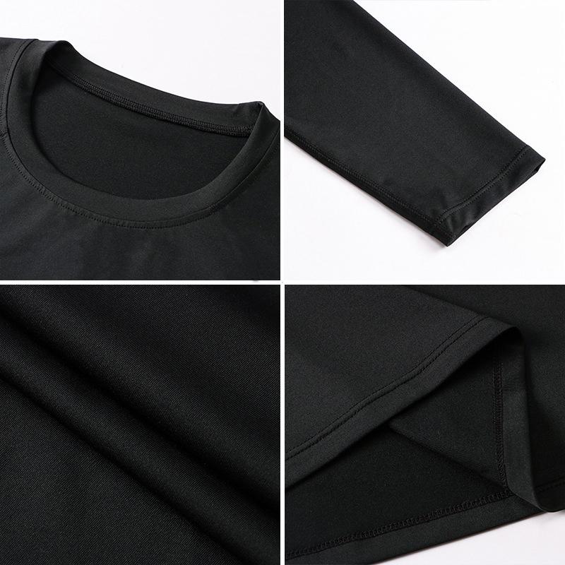 Muscleguys Compression Tight Quick Dry Autumn Shirts Gym Bodybuilding Workout Long Sleeve T-Shirts Mens Fitness Muscle Jogging Clothing