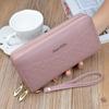 Fashion Long Womens Wallets Simple Zipper Purses Clutch Leather Money Bag Wallet Carteira Feminina