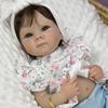 BZDOLL 19 дюймов 48 см Кукла Реборн для девочки с полностью виниловым телом Игрушка для ребенка Ручная работа Мода Подарок на день рождения для детей Кукла для купания Игрушка для ролевых игр Коллекционные куклы