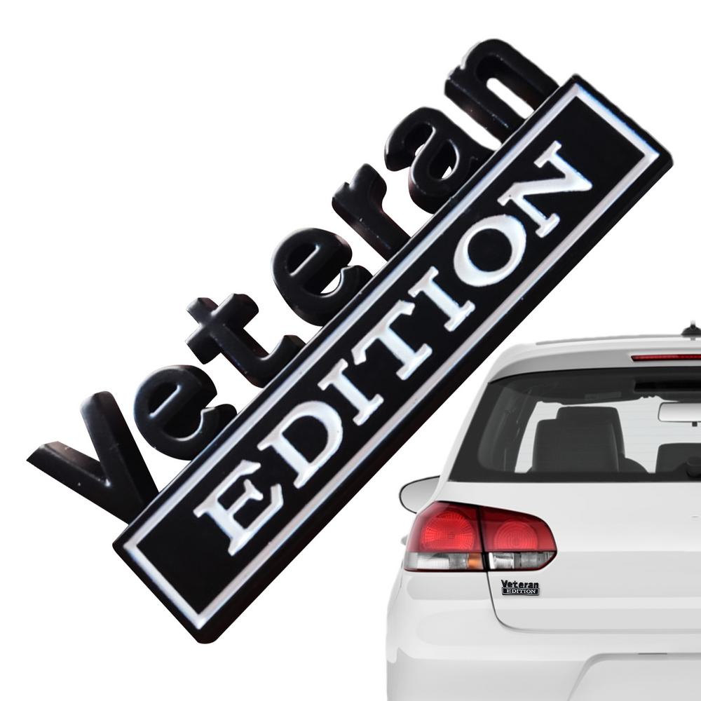 Автомобильный Стайлинг 3D Veteran Edition Металлическая Клейкая Эмблема Декоративный Значок Забавная Наклейка Автомобильный Аксессуар