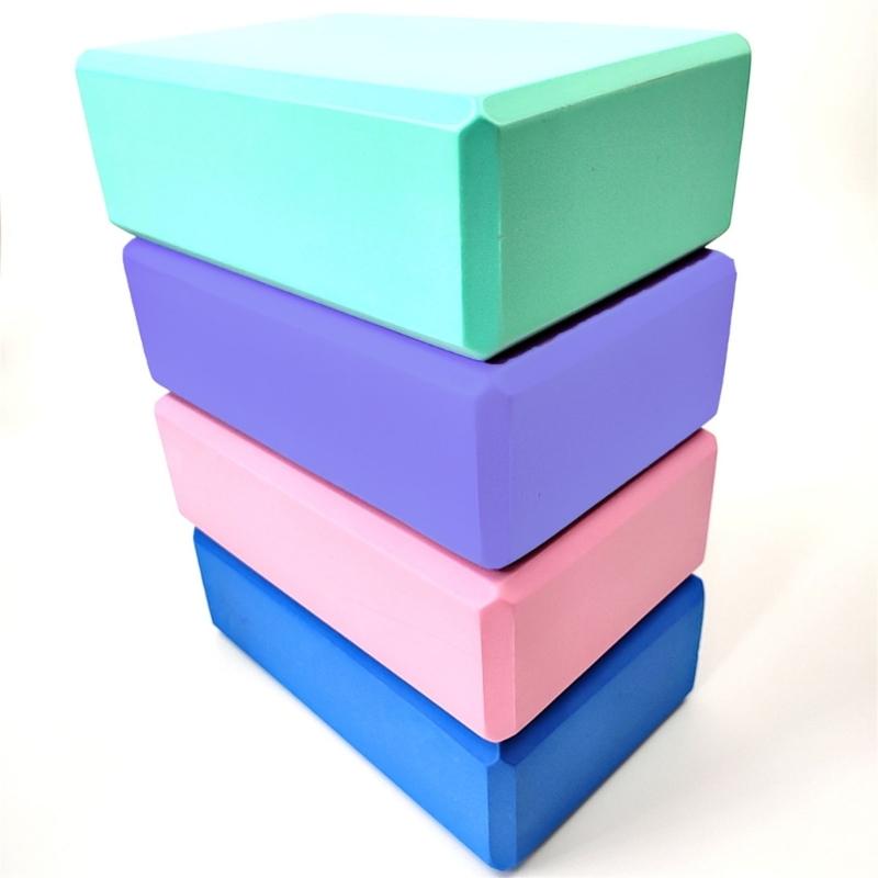 High Density Foams Yoga Brick Soft NonSlip Supportive Foams Block for Yoga, Fitness, Pilates, Stretching and Toning