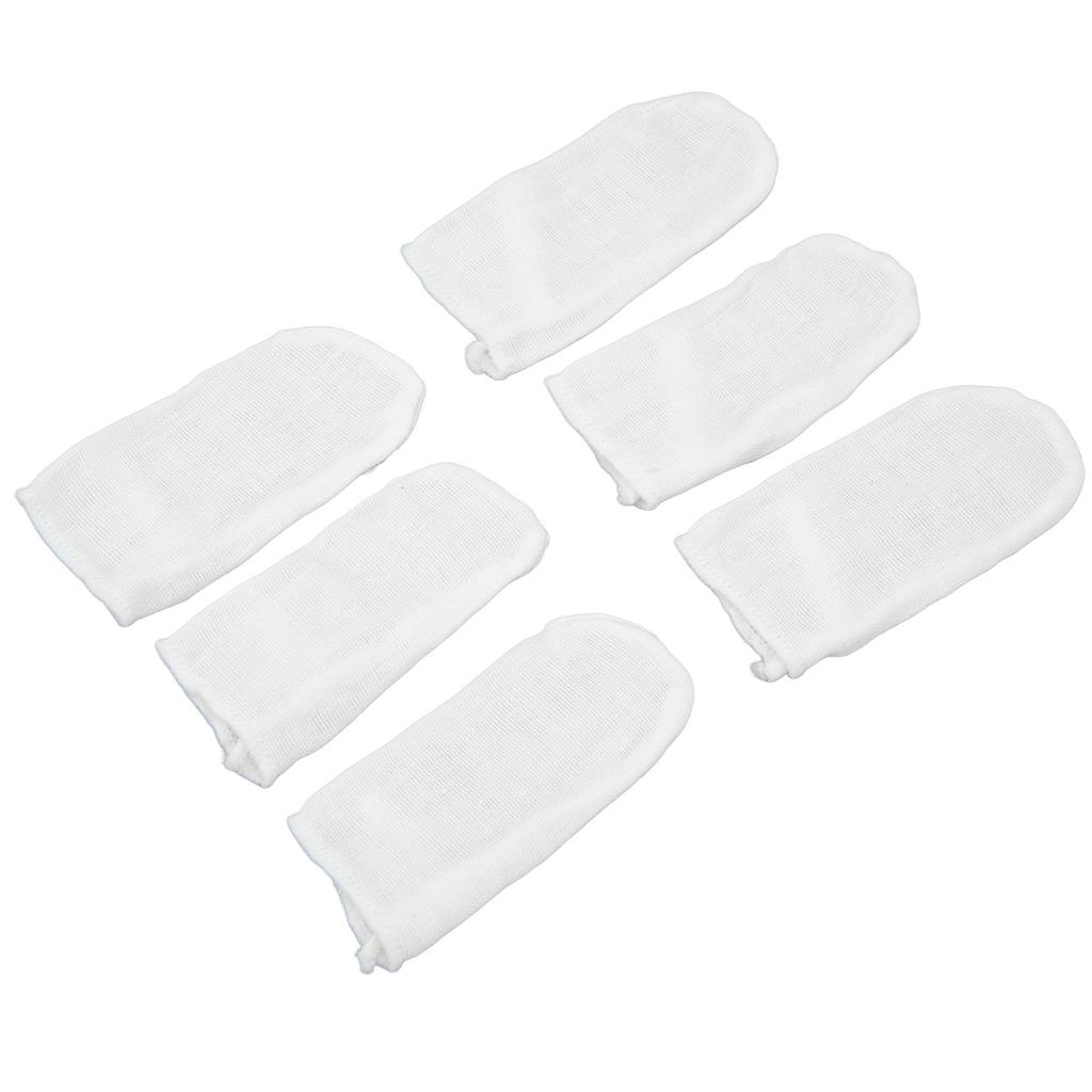 6 шт. Марлевые накладки на палец для чистки детских зубов, удаление молочного налета, мягкая гигиеническая накладка с кольцом-пряжкой, средство для чистки полости рта и языка