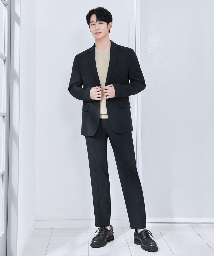 MINDBRIDGE [Cool] Tapered Two-Tone Elastic Waist Pants - 2 Colors Mypt3102