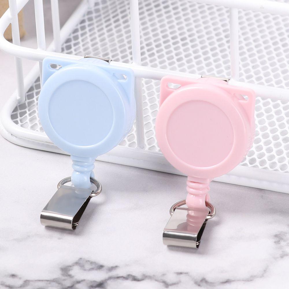 1pc Unisex Anti-Lost Clip Office Supplies Lanyards Nurse ID Name Card Badge Holder Key Ring