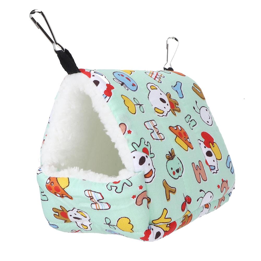 Green Winter Hamster Warm Hammock Hanging Bed House Nest for Small Pets Squirrel Sugar Glider Rabbit Guinea Pig