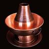 TLXT Hand-Hammered Purple Copper Divided Hot Pot