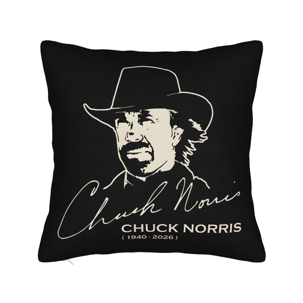 Remember Chuck Norris Throw Pillow Cover Polyester Decorative Pillow Creative Pillowcase