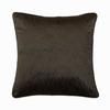 Decorative Pillow Cover Decorative Brown Throw Pillows For Couch Velvet Solid Color Quilted Geometric Modern Style - Diamond Brown