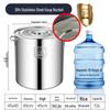 Кастрюля из нержавеющей стали с крышкой
