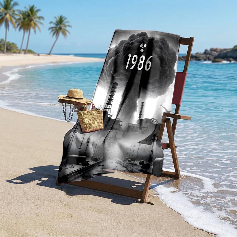 Chernobyl Fashion Beach Towel: Ideal for Summer Adventures Soft, absorbent and quick drying suitable for swimming and bathing