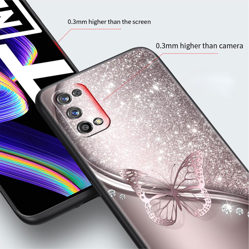 Чехол с бантом для Realme 8 C21y GT Neo 2 3 8i C21 7 C11 6 C12 C35 C3 GT 9 Pro C12, силиконовый чехол из ТПУ для телефона