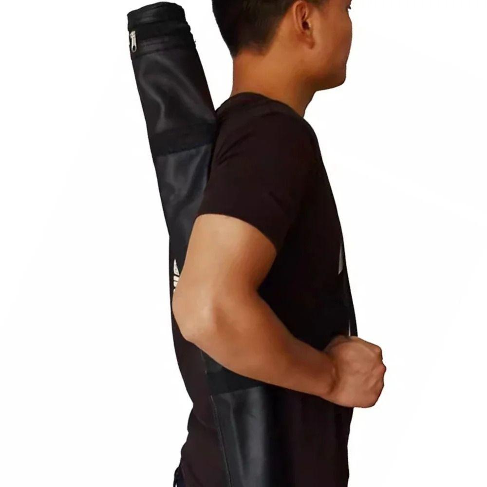 Collapsible Pool Cue Bag Faux Leather Billiard Carrying Case Portable Billiard Cue Bag  Cue Stick