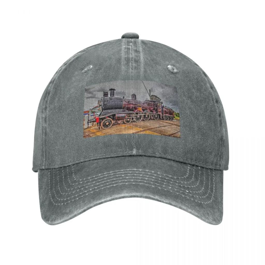 Steam locomotive Baseball Cap fashionable Anime Rugby Streetwear Unisexs Baseball Womens