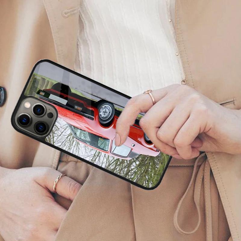 Классический ретро Автомобильный Магнитный Чехол для Телефона Для APPLE iPhone 17 Air 16 14 13 12 Pro Max 15 Plus Беспроводная Зарядка С MagSafe Чехлом
