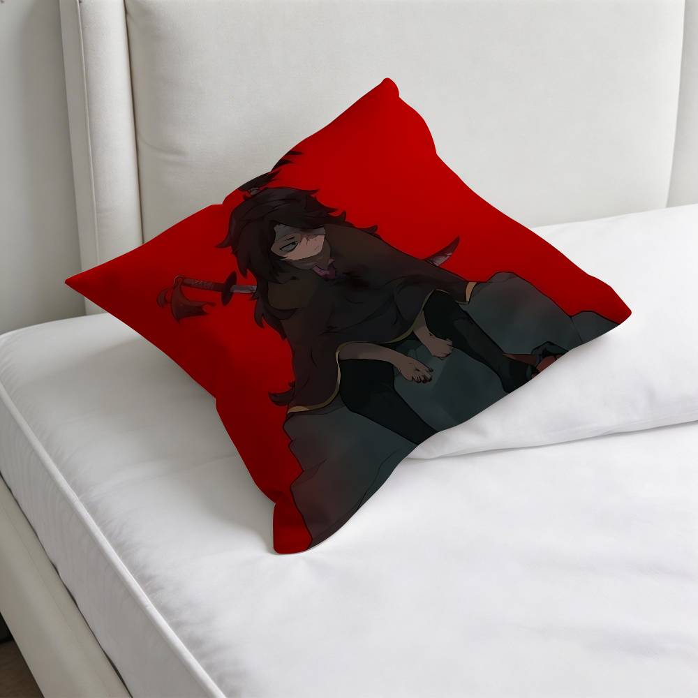 LISA The PPainful Buddy Decorative Square Pillow Cover Soft Comfortable Pillow Case Sofa Bed Home Decoration