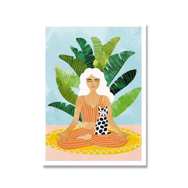 Дикий мир, природные тропические джунгли, качающиеся луга, настенная живопись на холсте, постер