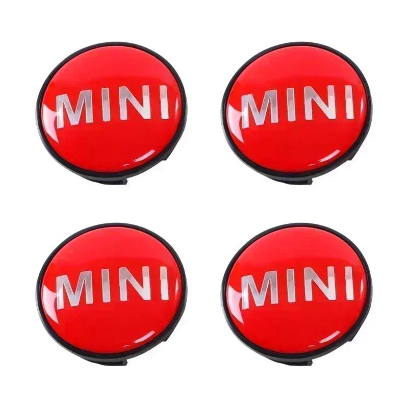 4pcs 54mm 56mm Car Wheel Center Hub Cap Badge Emblem Sticker For S JCW R50 R53 R55 R56 R57 R60 F55 F56
