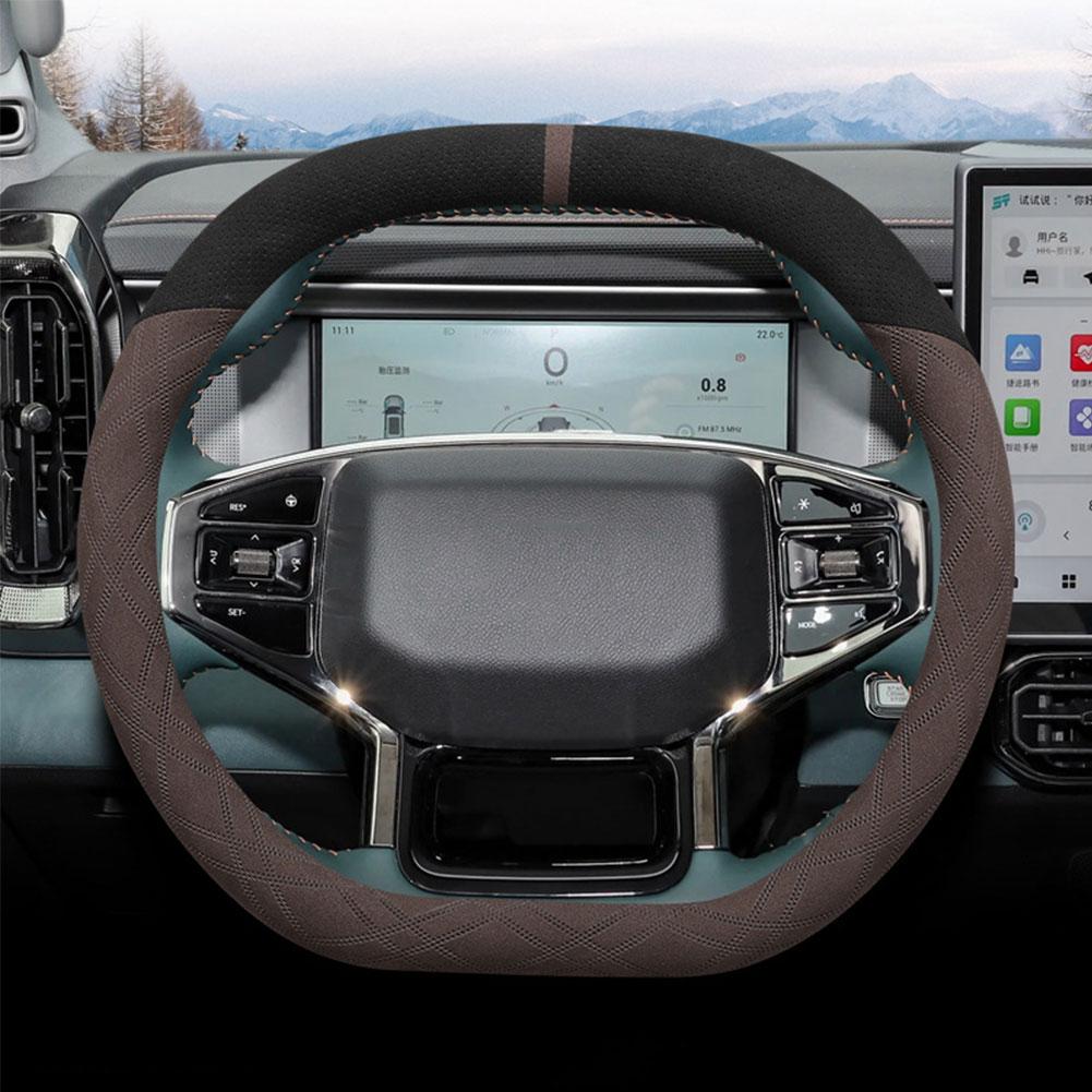 Для Cherry Jetour T2 2024 2024 Jetour T2 замшевый чехол на руль автомобиля аксессуары для интерьера чехол на руль автомобиля Whe Q9G7