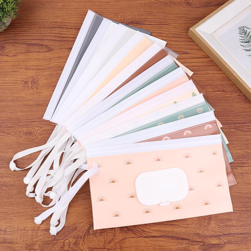 1 шт. Ева Портативная коробка для салфеток на кнопках Сумка для влажных салфеток Крышка-клапан Косметичка Уличные полезные аксессуары для детской коляски